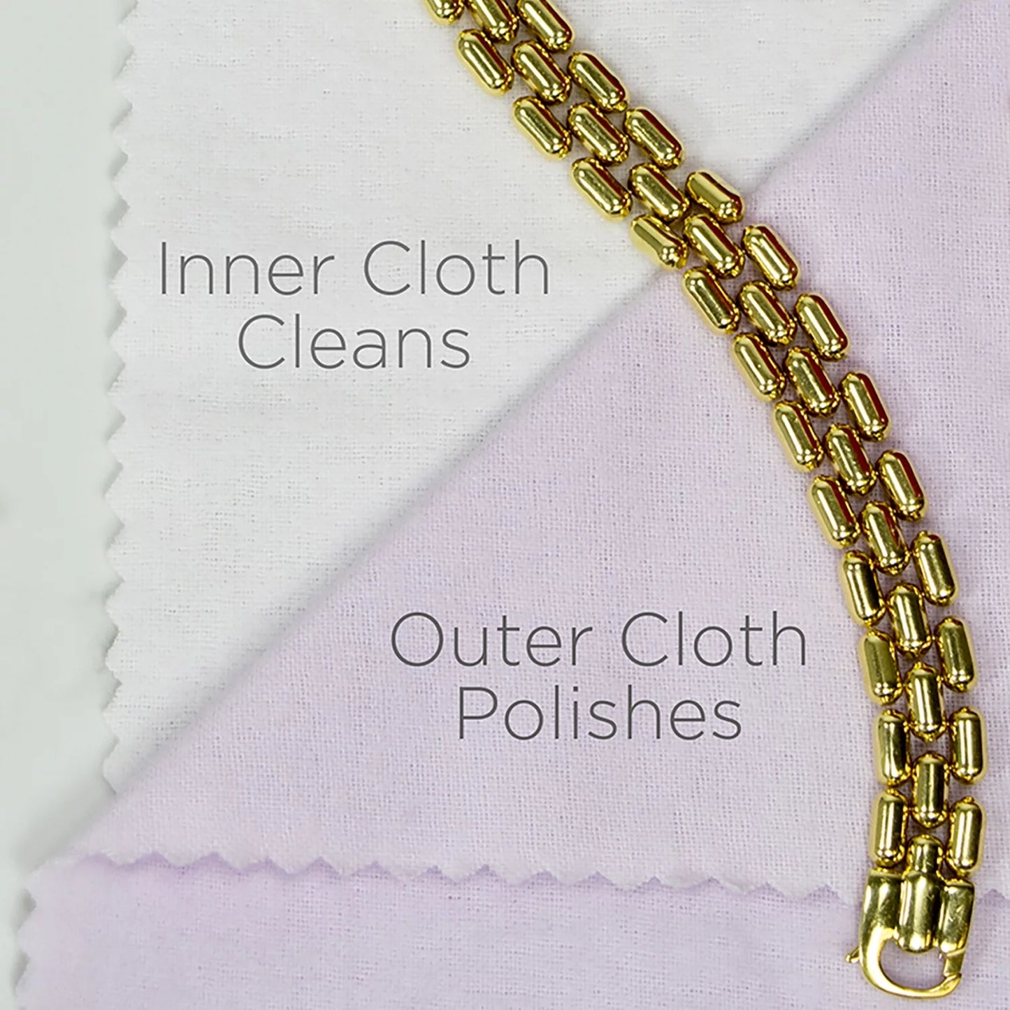 All-Purpose Jewelry Cleaning Kit with Cleaner Solution and Polishing Cloths