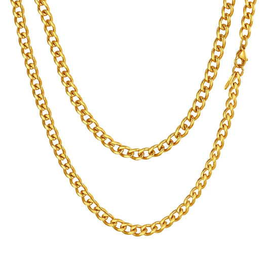Men'S Stainless Steel Chain Rapper Necklace 4.8Mm 14 Inch Costume Hip Hop Jewelry Mens Gifts