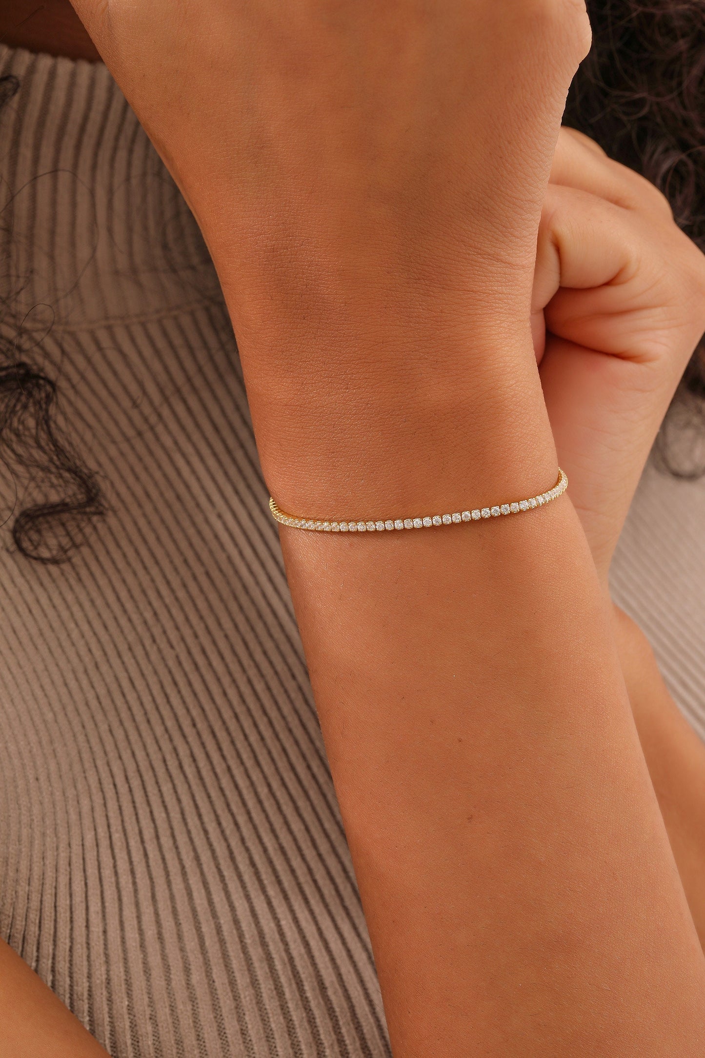 Radiant Grace Tennis Bracelet – A Sparkle of Elegance, Made to Remember